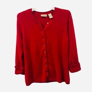 M. Angora rabbit hair and nylon sweater. Good condition.